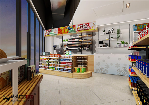平罗阿拉善广场超市设计案例_nxjdhl|平罗便超市装修设计公司_CY