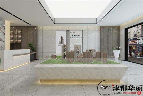 平罗亿鸿地产办公室设计方案鉴赏|平罗办公室设计装修公司推荐