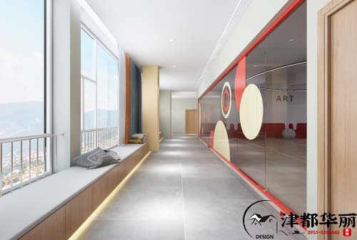 平罗养老中心装修设计方案鉴赏|时尚空间、知识海洋,静享夕阳美好