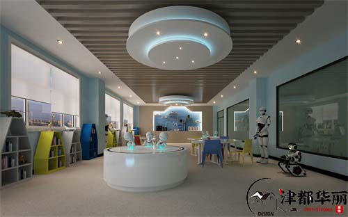 平罗晨希编程教育装修设计方案鉴赏|平罗教育培训空间设计