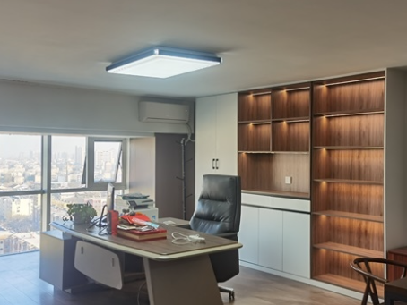 平罗装修公司|平罗派菲特电气办公室装修设计项目落地