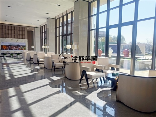 平罗售楼部大厅装修设计项目|津都华丽设计