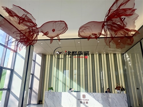 平罗售楼部大厅装修设计项目|津都华丽设计