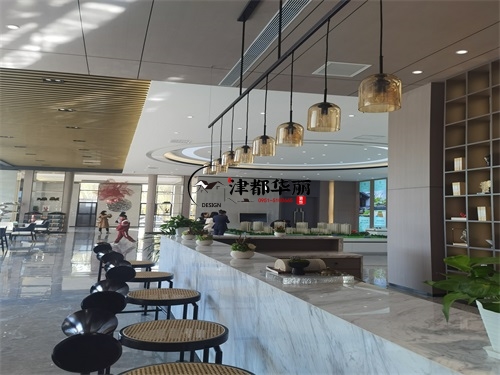 平罗售楼部大厅装修设计项目|津都华丽设计