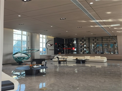 平罗售楼部大厅装修设计项目|津都华丽设计