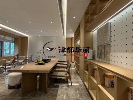 平罗装修公司|平罗望远民生售楼部展厅装修设计实景